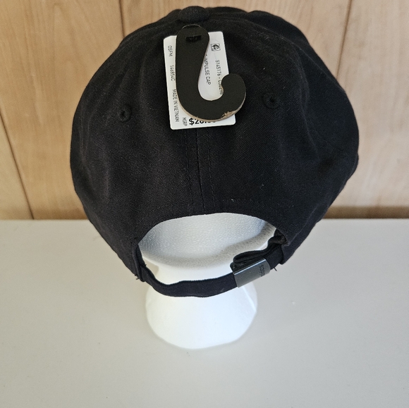 Adidas Men's Impulse Three Stripe Life Strapback Hat In Black OSFM - Picture 5 of 10